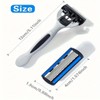 24 Stainless Steel 6 Blade Shaving Razor for Men Beard