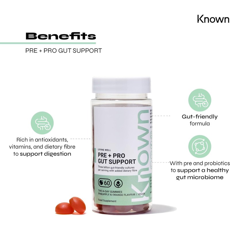 Probiotics for Gut Health - Prebiotic & Probiotic Support Gummies