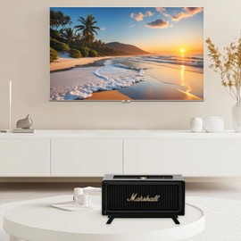 Desktop Speaker Stand, Acrylic Table Holder for Marshall Emberton/Emberton II/Emberton III Portable Speaker (Black)