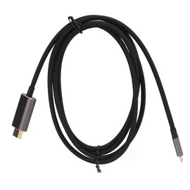 1.8m Type C to HD Multimedia Interface Adapter Cable USB 3.1 Type C Monitor Projector Converter Cable for Home Office