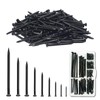 Pack of 110 Nails, Steel Nails for Pictures, Roofing Felt