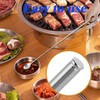 Amazleer Extendable Fork Spoon Set, 2 Pcs Telescopic Stainless Steel
