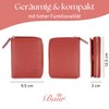 Baur Women's Genuine Leather Wallet with RFID Protection, Small Wallet,