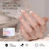 GAOY - Esmalte de uñas en gel Cat Eye, holográfico