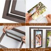 ZEEYUAN 5x7 Picture Frame Desktop Picture Frame Double Side 5x7