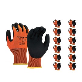 Pyramex GL404CXL PU 13g HPPE HiVis Org Liner A4 Cut-XL Extra Large