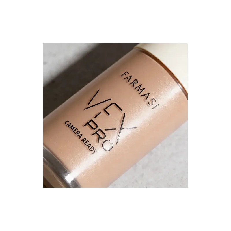 Vfx Pro Fundation Base De Maquillaje Liquida Natural Beige 12