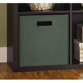 ClosetMaid Decorative Fabric Storage Bin, Green