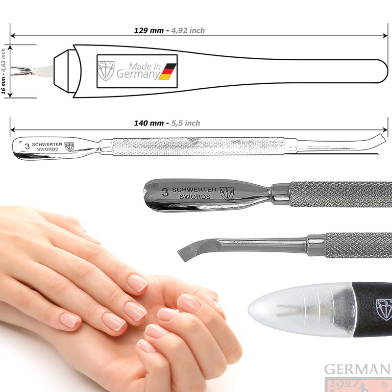 3 Swords Germany - Brand Quality Cuticle Knife Trimmer Remover
