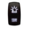 Strobe Lights Laser Etched 5-Pin Single Pole Single Throw Vertical