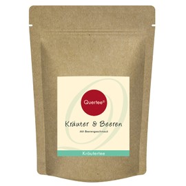Quertee Kräutertee "Kräuter & Beeren" | Fruchter Beerengeschmack | Lemongras, Kamillenblüten, Pfefferminze, | Kräutertee lose 200g