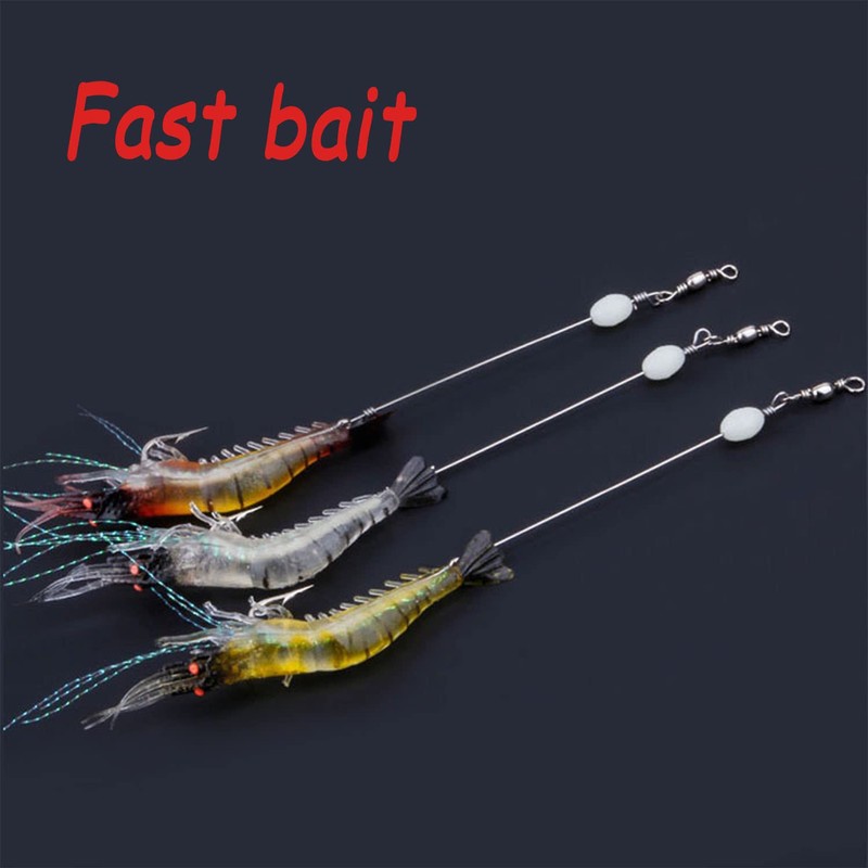Artificial Shrimp Bait, Soft Bait for Shrimp Fishing Lures Artificial