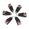 Gatuida 6pcs Rca Male Plug to Av Screw Terminal Audio