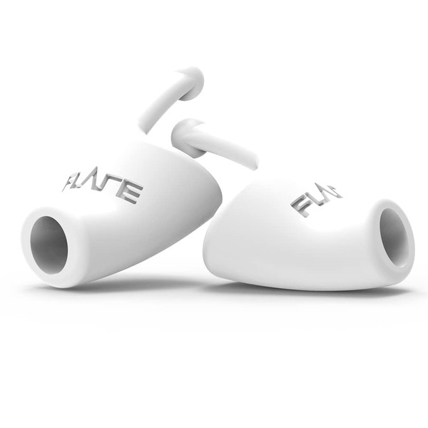Flare Calmer Night – Sleeping Ear Plugs Alternative – Reduce Annoying Noises Without Blocking Sound – Extra Soft Reusable Silicone - White