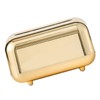 Tissue Box Cover Rectangular Electroplating Retro Napkin Box Holder for