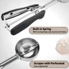 Large Cookie Scoop 3 Tablespoon, Size #20 Dough Scoops for