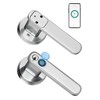 Smart Fingerprint Door Lock, 3-in-1 Keyless Entry Door Lock with