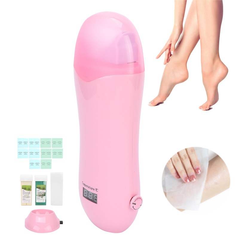 Hair Removal Waxing Roller Kit Milk Wax Aloe Vera Wax