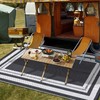 GlowSol Outdoor Rug 9x12 Waterproof Outdoor Plastic Straw Rug, Lightweight