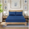 CHARKHAH Polycotton Fitted Sheet for Single Double King Super King