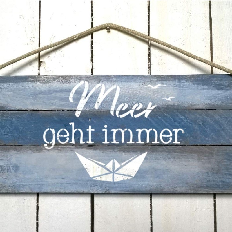 Universal Stencil A4 - Happiness -