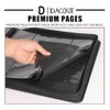 D DACCKIT Carpeta de carga superior de 12 bolsillos, se