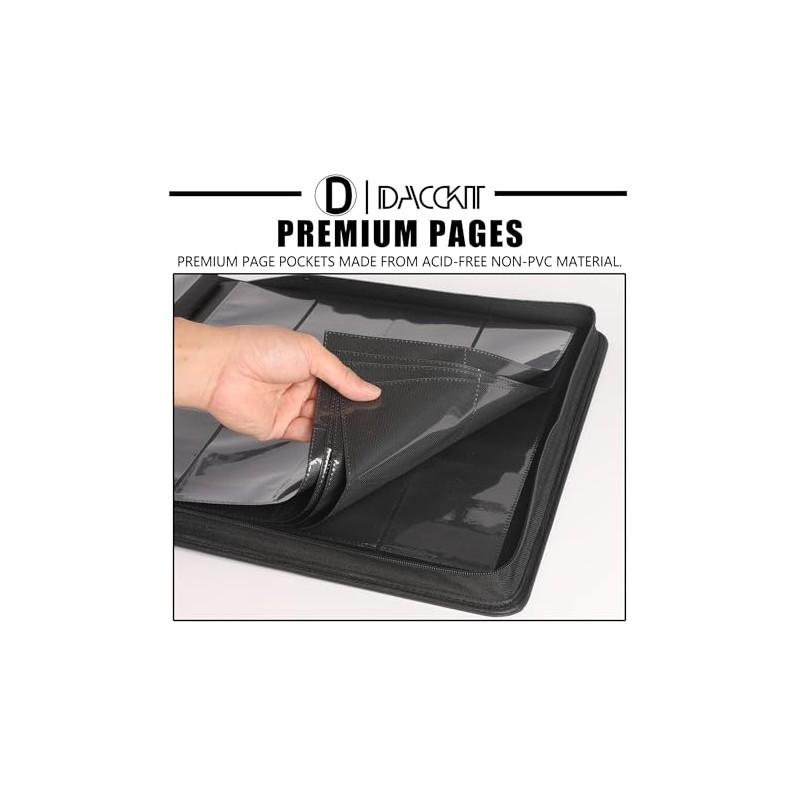 D DACCKIT Carpeta de carga superior de 12 bolsillos, se