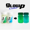 show up glow paint green