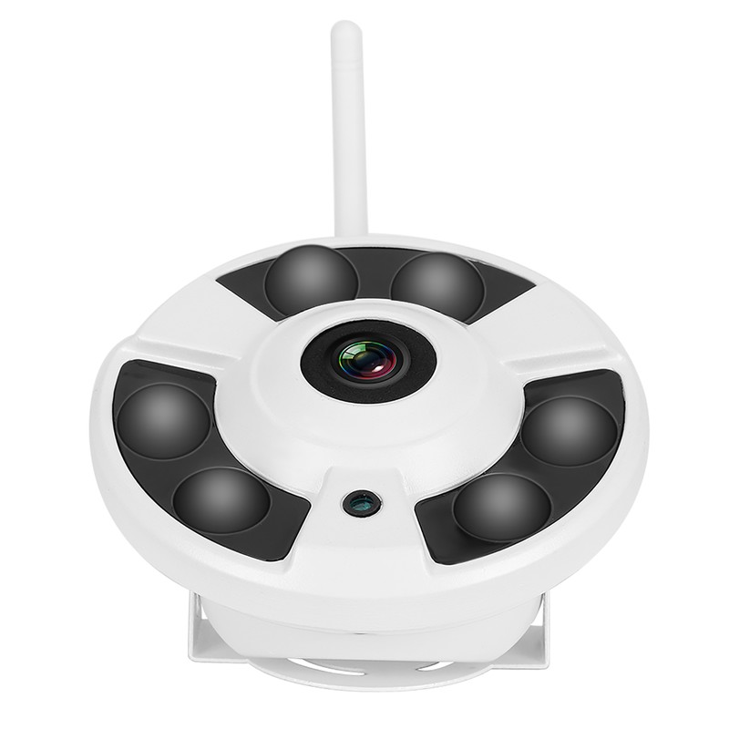 IP Fisheye Camera 360 Panoramic Surveillance IR Wifi 1080P 110‑240V