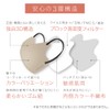 [MASCODE] マスク 不織布 マスク 立体 布マスク バイカラーマスク 花粉症 お得な3袋（21枚入り） セット