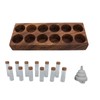 Coffee Sugar Canister Set High Borosilicate Glass Coffee Bean Storage
