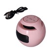 Multifunctional Bluetooth 5.0 Alarm Clock Speaker Rechargeable Ball Shape Portable