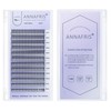 ANNAFRIS ComicSpire, 0.07D, 8-15 Eyelash Extensions, Artificial Eyelash Clusters, Volume