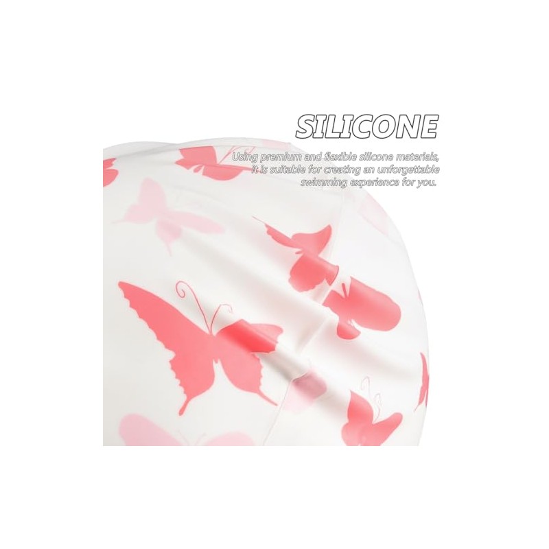 KESYOO Gorro de Natación Unisex para Cabello Gorro Antideslizante y