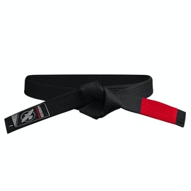 Hayabusa 2.0 Adult BJJ Belt - Premium Quality, IBJJF Compliant, Reinforced Double Stitching - Black, A1
