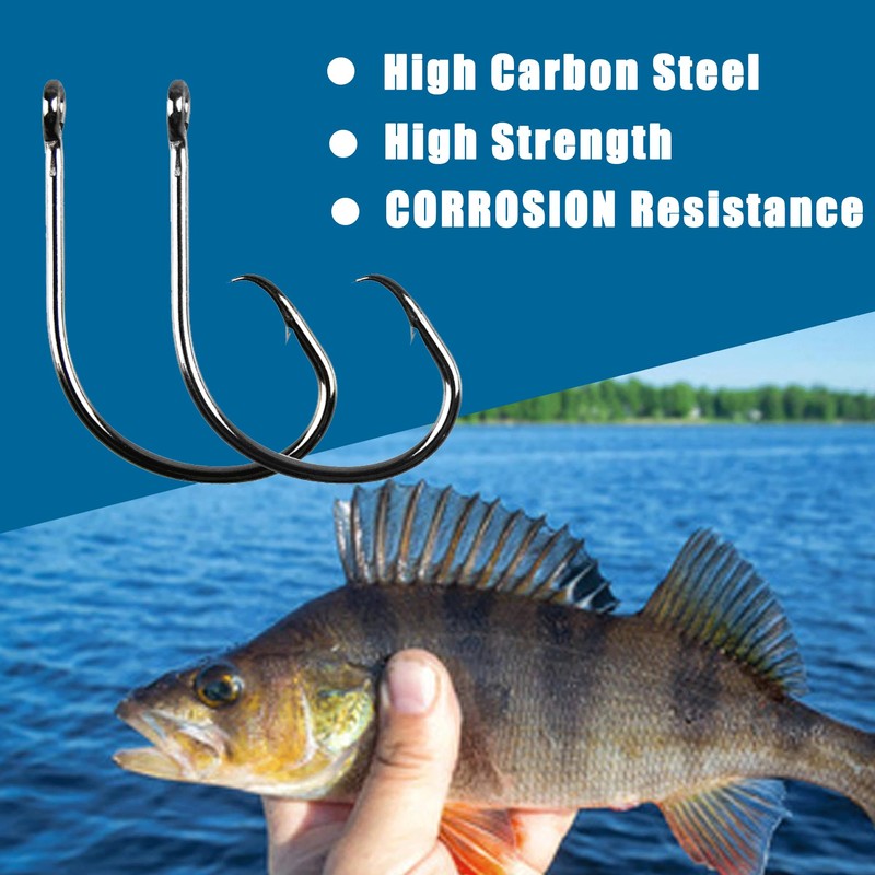 JSHANMEI Ultra Point Demon Circle Hooks 39951 Extra Strong Sharp
