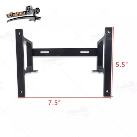 wsays Fit 2015-UP Ford Mustang GT350 Shelby NO Drilling License Plate Mount Bracket -W