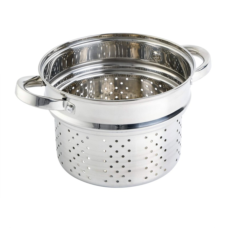 Oster Sangerfield 5-Quart Stainless Steel Pasta Pot Set with Steamer
