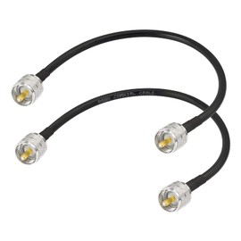 SUPERBAT 30 cm PL259 Cable CB Radio Cable UHF Male to Male Low Loss RG58 Cable UHF Cable for UHF Duplexer SWR Meter HAM CB Radio Antenna Analyzer Dummy Load Coaxial Switch Tuner Pack of 2