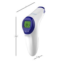 Infrared Thermometer- Non Contact Temperature Reader with Easy to Read Digital Display and Fast Accurate Results in Just 1 Second by Bluestone