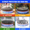 Round Pool Cover,Solar Covers for Above Ground Pools,Waterproof and Dustproof