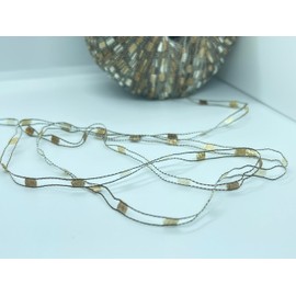 Berlini Ladder Ribbon Yarn - 50 Grams (1.75 Ounces), 142 Yards - #152 Sandstone - Beige, Tan, Cream