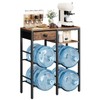 KITIVIALA 5 Gallon Water Jug Holder with 4 Slots, Heavy