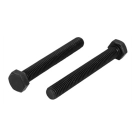 IIVVERR M12x90mm Grade 8.8 Fully Thread Hexagon Head Metal Hex Cap Screw Bolt Stud 5pcs (M12x90mm Grado 8.8 Rosca Hexagonal Cabeza Metálica Hexagonal Tornillo Tornillo Perno 5 unids