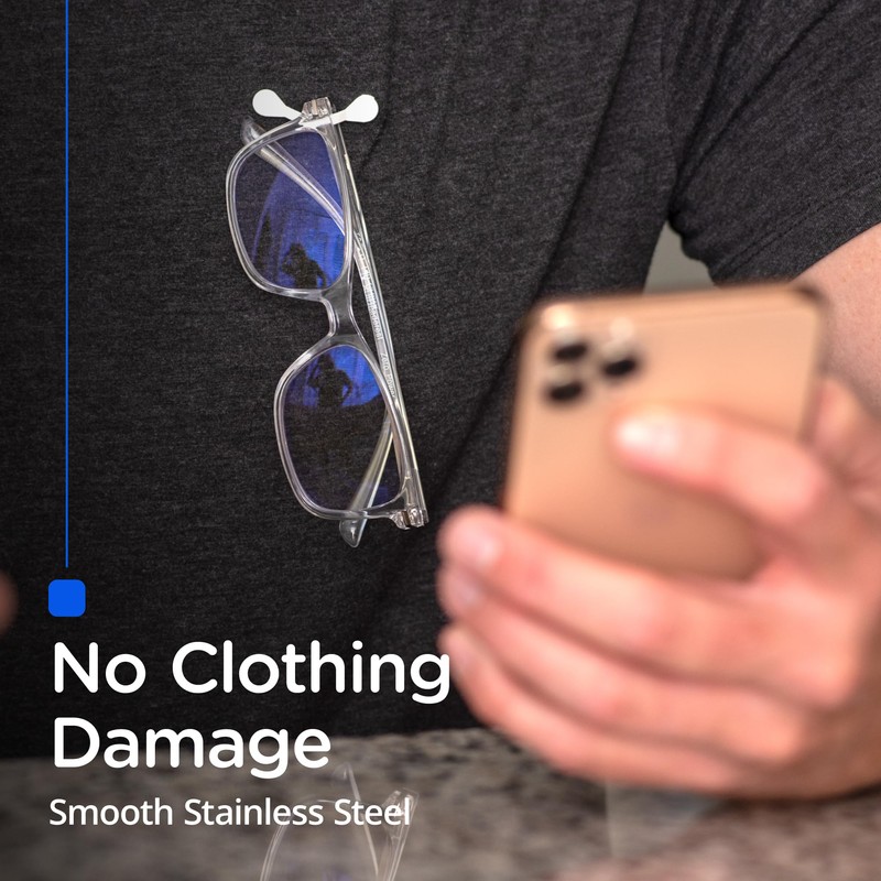 Readerest Magnetic Glasses Holders with Crystals for Women (3 Pack),