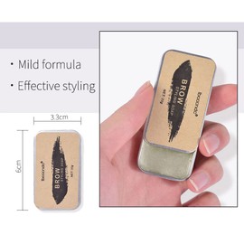 ieron Eyebrow Soap Brows Styling Soap Long Lasting Water-resistant with Brush for Eyebrow Make-up Beauty
