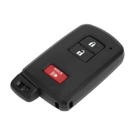 X AUTOHAUX Key Shell Case Keyless Entry Remote Key Fob Replacement Case for Toyota Tacoma 2015-2018 for Toyota Land Cruiser 2016-2017 3 Buttons HYQ14FBA