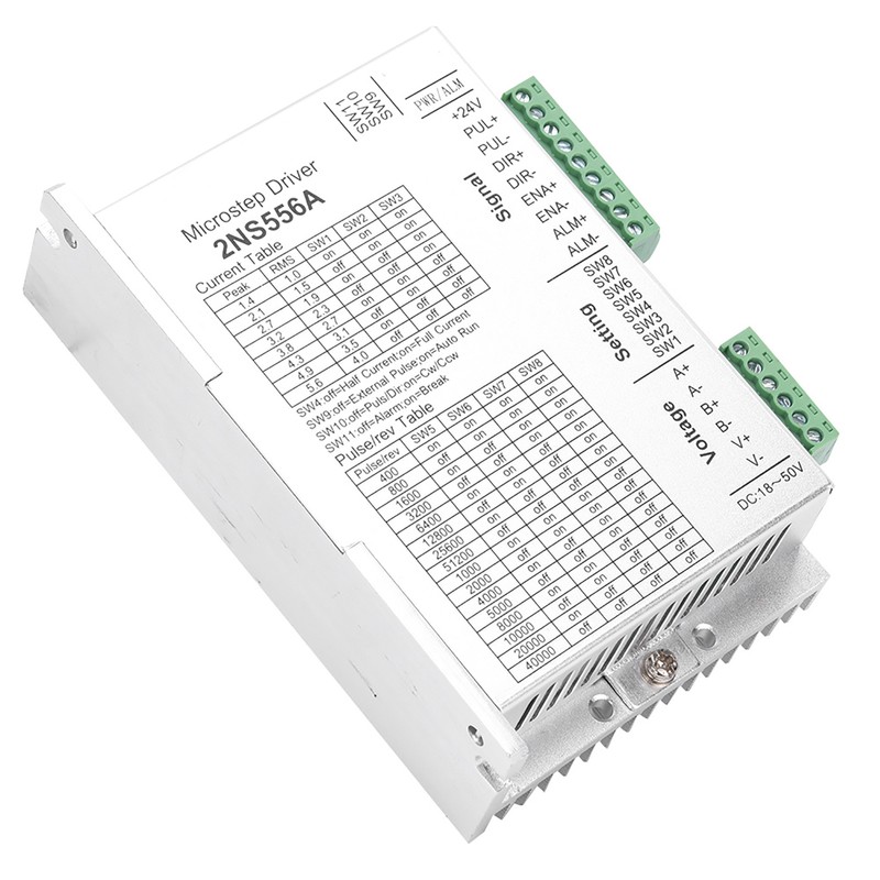 Stepper Motor Driver 2-Phases NEMA23 32-Bits Digital Signal Processing 2NS556A