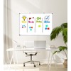 24x18 Inch Magnetic Whiteboard for Wall - Dry Erase Board