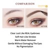 Tattoo Eyebrow Pen, Microblading Fork Tip Brow Pencil, Waterproof, Smudge-Proof,